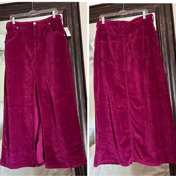 NWT Anthropologie Pilcro Madi Front Slit Skirt - Picture 2 of 2